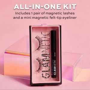 Glamnetic Virgo starter kit natural magnetic eye lashes w/ felt tip eyeliner pen